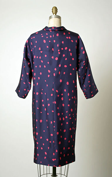 Afternoon dress, House of Balenciaga (French, founded 1937), silk, French