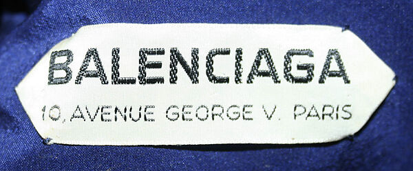 Afternoon dress, House of Balenciaga (French, founded 1937), silk, French