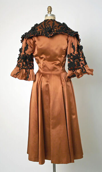 Evening coat, House of Balenciaga (French, founded 1937), silk, wool, French