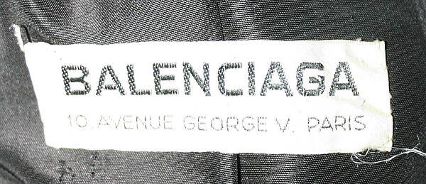 Evening coat, House of Balenciaga (French, founded 1937), silk, wool, French