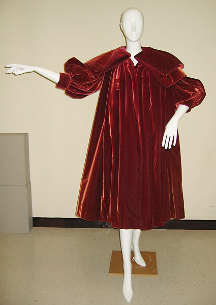 Evening coat, House of Balenciaga (French, founded 1937), silk, French