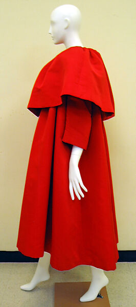 Evening coat, House of Balenciaga (French, founded 1937), silk, French