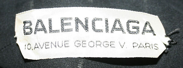 Dress, House of Balenciaga (French, founded 1937), wool, French