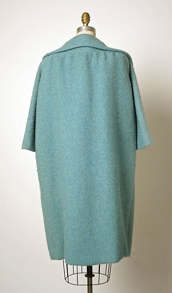 Coat, House of Balenciaga (French, founded 1937), wool, silk, French