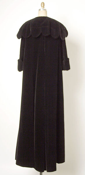 Evening coat, House of Balenciaga (French, founded 1937), silk, French
