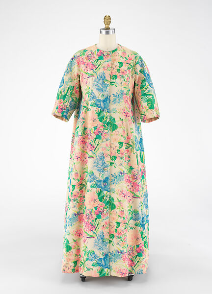 Housecoat, House of Balenciaga (French, founded 1937), silk, French 