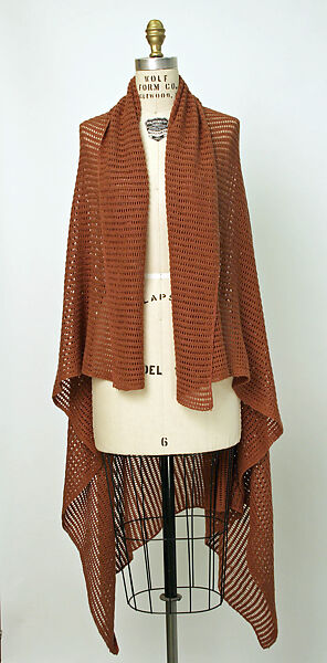 Ensemble, Dorothée Bis (French, founded 1962), (a) acrylic, cotton, linen; (b) wool, French