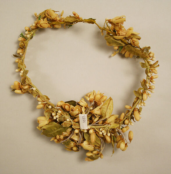 Wedding ensemble, Nadezhda Petrovna Lamanova (Russian, 1861–1941), silk, wax, Russian