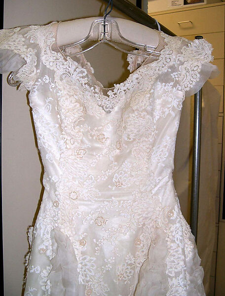 Wedding ensemble, Jay-Thorpe, Inc., synthetic, cotton, nylon, plastic, American or European