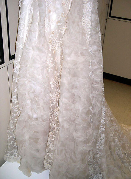 Wedding ensemble, Jay-Thorpe, Inc., synthetic, cotton, nylon, plastic, American or European