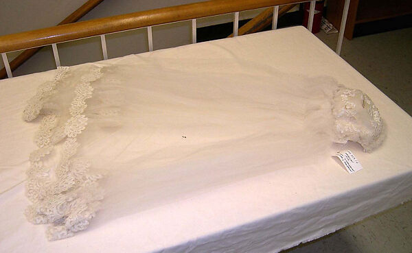 Wedding ensemble, Jay-Thorpe, Inc., synthetic, cotton, nylon, plastic, American or European