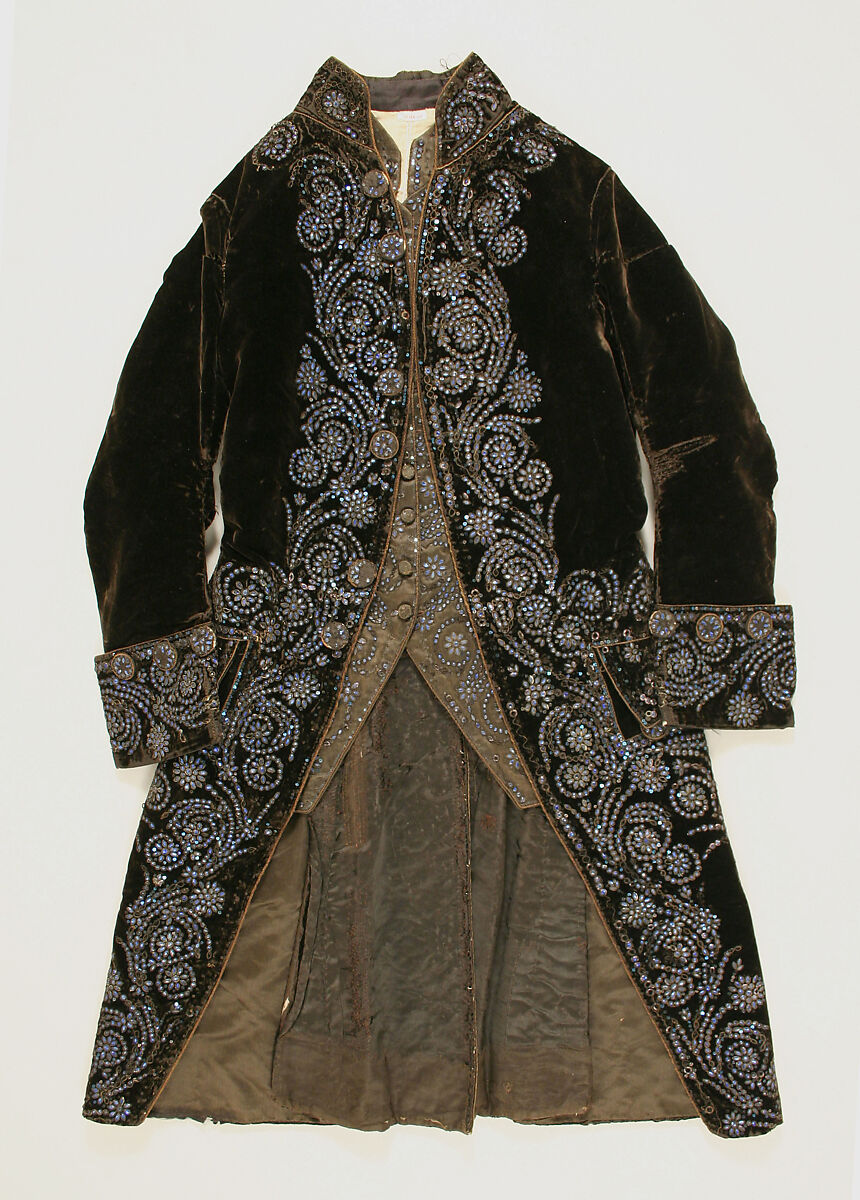 Court suit, silk, French