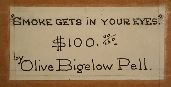 Illustration, Olive Bigelow Pell, paper, American