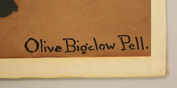 Illustration, Olive Bigelow Pell, paper, American