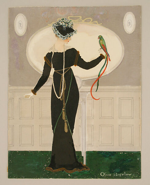 Illustration, Olive Bigelow Pell, paper, American