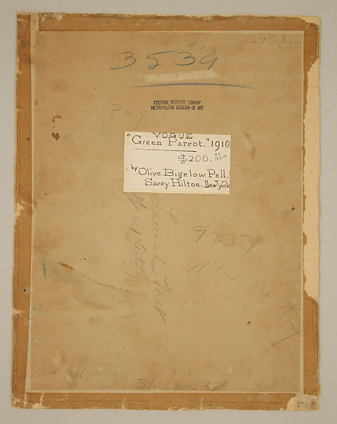 Illustration, Olive Bigelow Pell, paper, American