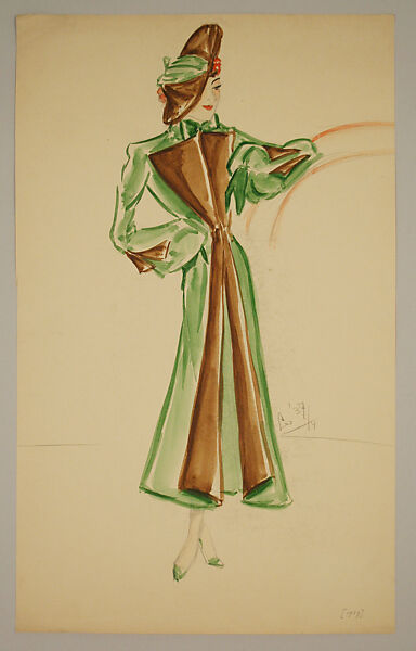 Illustration, Illustration by Leo Van Witsen, paper, American