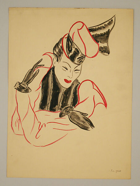 Illustration, Illustration by Leo Van Witsen, paper, American