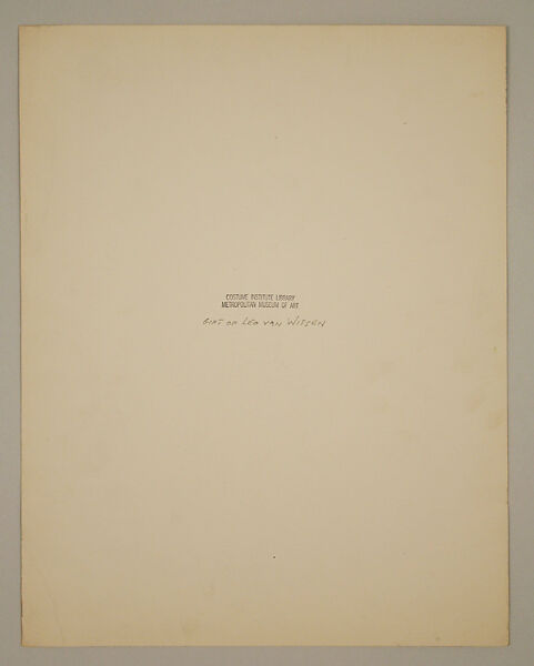 Illustration, Illustration by Leo Van Witsen, paper, American