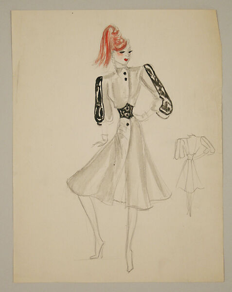 Illustration, Illustration by Leo Van Witsen, paper, American