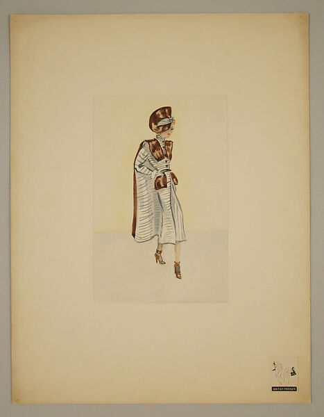 Illustration, Illustration by Leo Van Witsen, paper, American