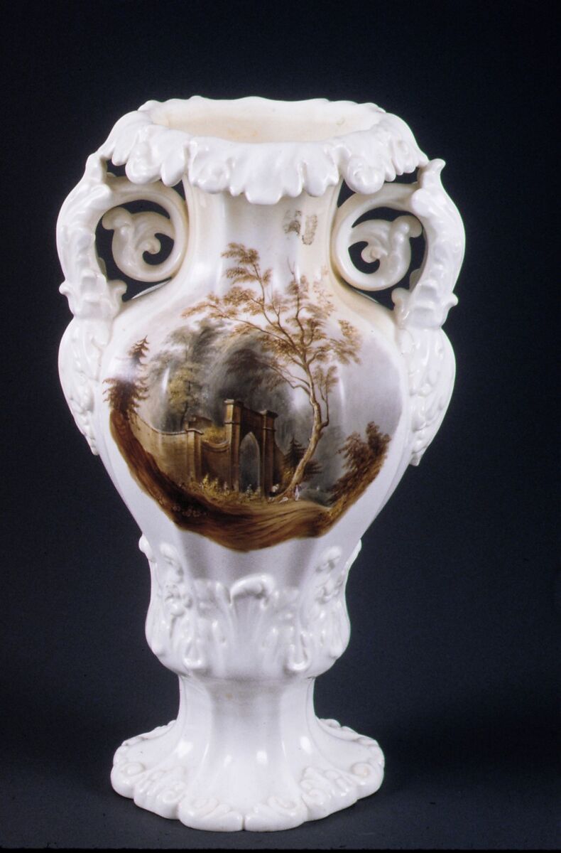 Vase, Porcelain, American or European 