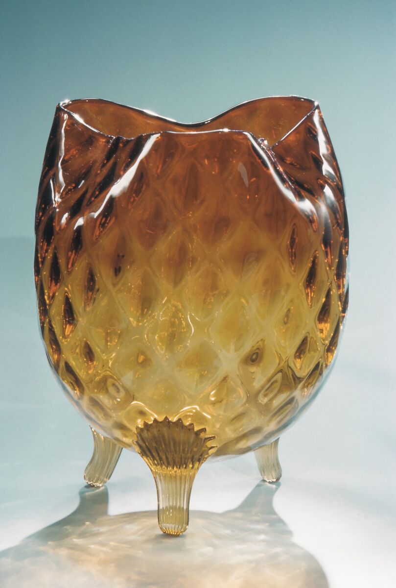 Vase, Attributed to New England Glass Company (American, East Cambridge, Massachusetts, 1818–1888), Blown glass, American 