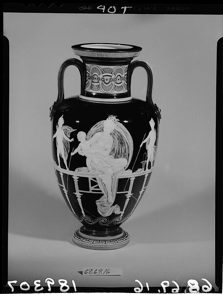 Vase, Designed by Marc-Louis Emanuel Solon (1835–1913), Porcelain, British (American market)