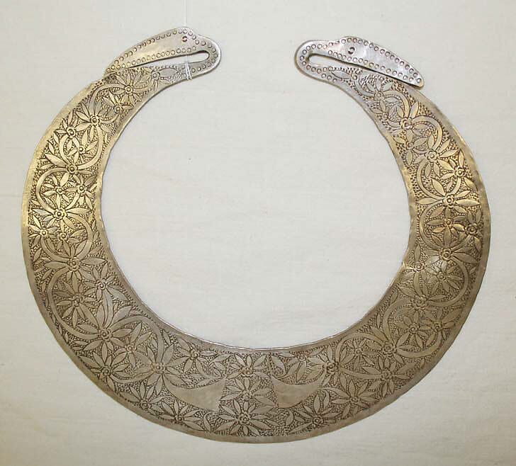 Ensemble, cotton, hemp, silver, glass, shell, Burma (Loimi Akha)