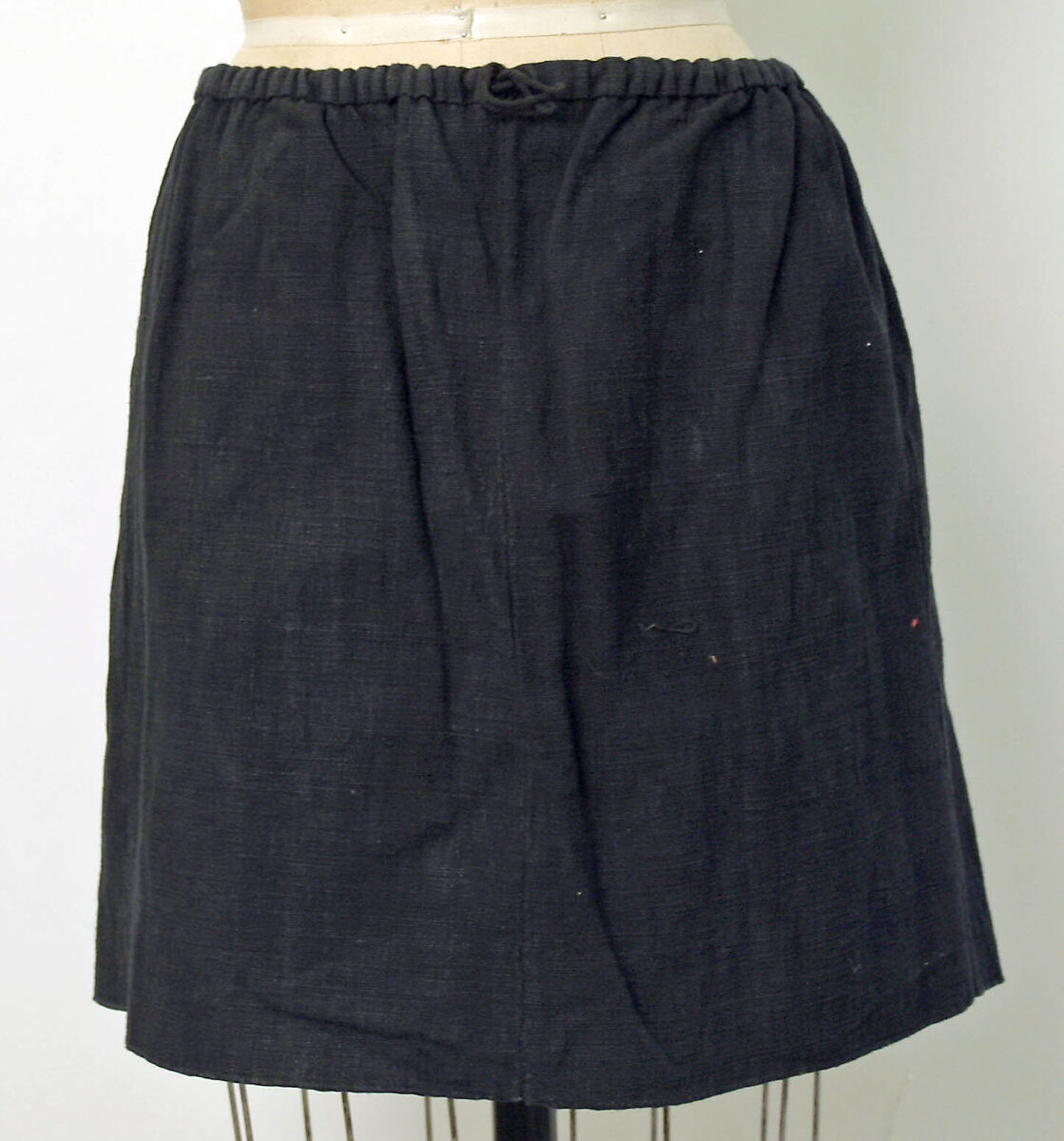 Ensemble, cotton, hemp, silver, glass, shell, Burma (Loimi Akha)