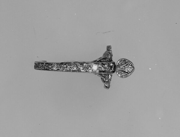 Veil Pin, Platinum, diamonds, American, possibly 