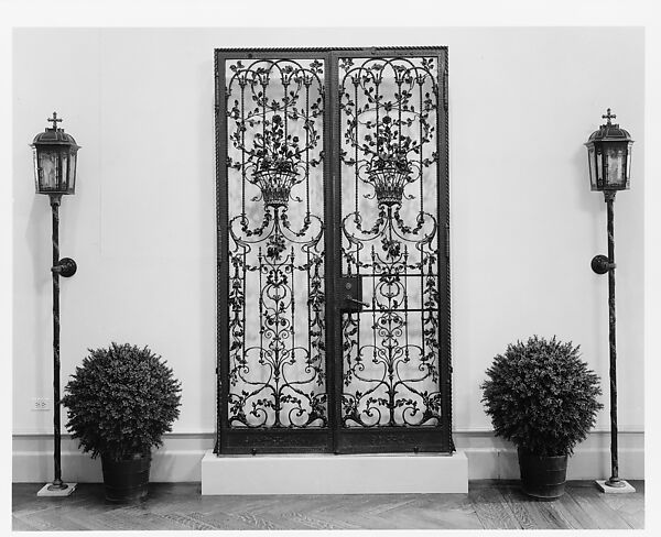 Door, H. Van Buren Magonigle (1867–1935), Iron, marble, American 