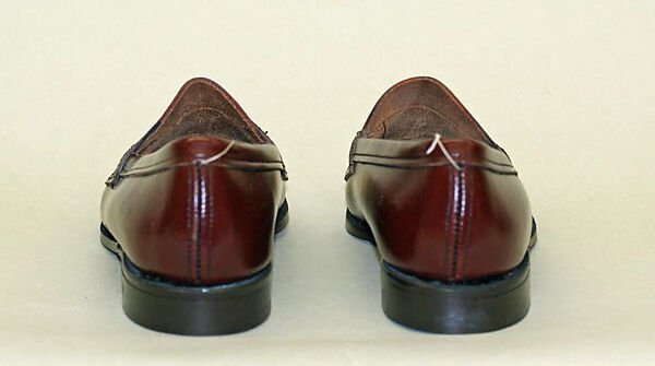 Moccasins, G. H. Bass &amp; Co. (American), leather, American