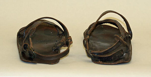 Sandals, Fred Braun (American), leather, American