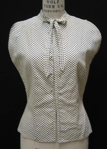 Ensemble, Claire McCardell (American, 1905–1958), wool, cotton, leather, metal thread, American