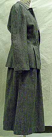 Ensemble, Claire McCardell (American, 1905–1958), wool, cotton, leather, metal thread, American