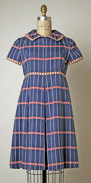 Dress, Maurice Rentner (American, born Poland, Warsaw 1889–1958 New York), cotton, American 