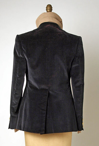 Ensemble, Bill Blass Ltd. (American, founded 1970), (a) cotton; (b) leather; (c) wool, American