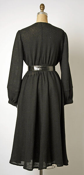 Dress, Geoffrey Beene (American, Haynesville, Louisiana 1927–2004 New York), wool, leather, American