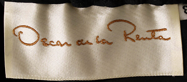 Evening dress, Oscar de la Renta, LLC. (American, founded 1965), synthetic fiber, American