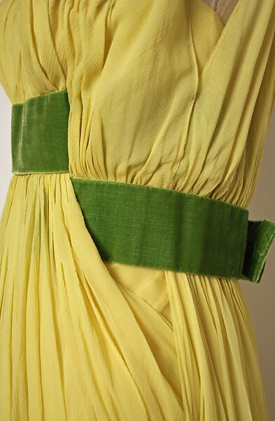 Evening dress, Jean Dessès (French (born Egypt), Alexandria 1904–1970 Athens), silk, French