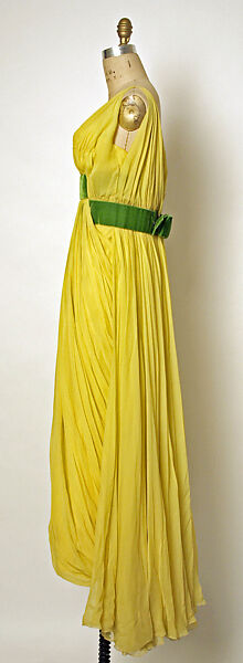Evening dress, Jean Dessès (French (born Egypt), Alexandria 1904–1970 Athens), silk, French
