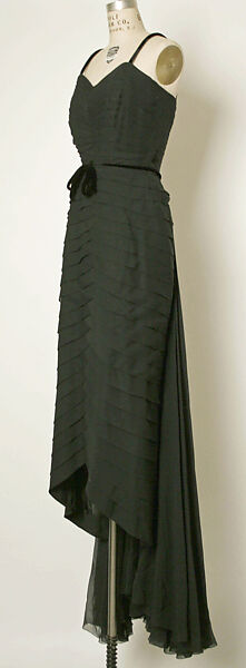 Evening dress, Jean Dessès (French (born Egypt), Alexandria 1904–1970 Athens), [no medium available], French 