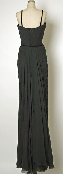 Evening dress, Jean Dessès (French (born Egypt), Alexandria 1904–1970 Athens), [no medium available], French
