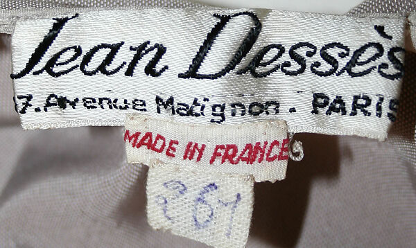 Dress, Jean Dessès (French (born Egypt), Alexandria 1904–1970 Athens), koda, teca, rayon staple, French