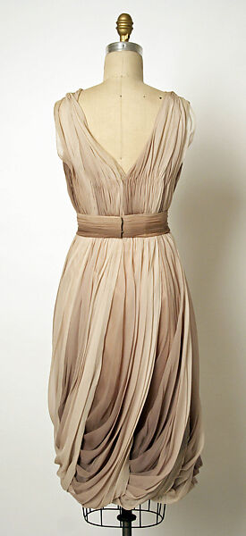 Evening dress, Jean Dessès (French (born Egypt), Alexandria 1904–1970 Athens), silk, French