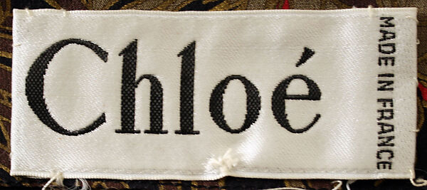 "Saké", Chloé (French, founded 1952), silk, metal, French