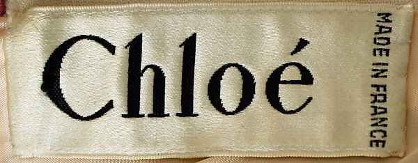 Evening dress, Chloé (French, founded 1952), silk, plastic, cotton, French