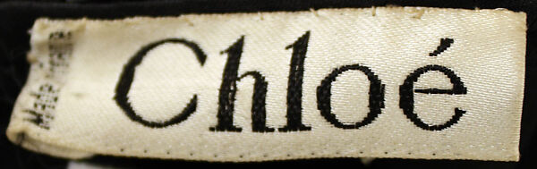 "L'Ecosse", Chloé (French, founded 1952), silk, glass, French