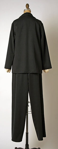 Evening ensemble, Geoffrey Beene (American, Haynesville, Louisiana 1927–2004 New York), wool, silk, metal, snakeskin, American